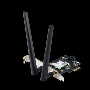 Asus / PCE-AX3000 Dual Band PCI-E WiFi 6 (802.11ax). Supporting 160MHz Bluetooth