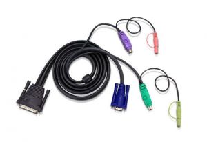 ATEN / 2L-1703P 3m PS/2 KVM Cable with Audio