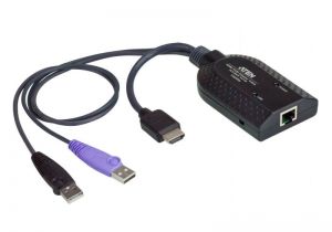 ATEN / KA7168 USB HDMI Virtual Media KVM Adapter with Smart Card Support