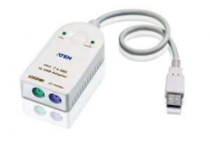 ATEN / UC100KMA PS/2 to USB Adapter with Mac support (30cm) White