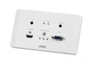 ATEN / VE2812AEUT HDMI & VGA HDBaseT Transmitter with EU Wall Plate