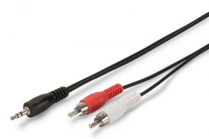 Digitus / Audio adapter cable,  stereo 3, 5mm - 2x RCA