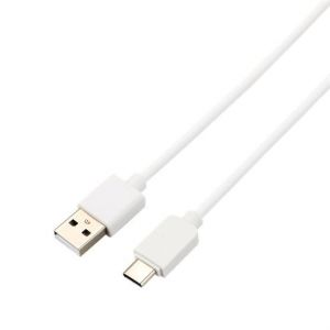 Avax / CB123W PURE USB-A - Type-C 2m Cable White