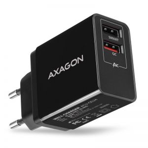 AXAGON / ACU-QS24 QC3.0 + 5V-1.2A Wall Charger Black