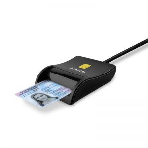 AXAGON / CRE-SM3N Smart Card Flatreader Black