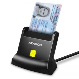 AXAGON / CRE-SM4N Smart Card Standreader Black