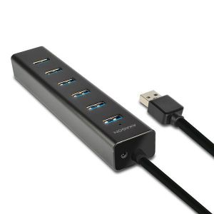 AXAGON / HUE-SA7BP USB3.0 Charging Hub Black