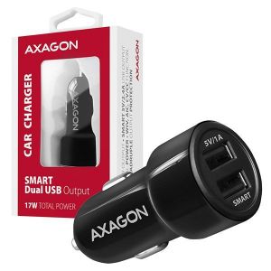 AXAGON / PWC-5V5 2.4A + 2.4A Car Charger Black