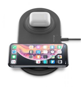 Cellularline / B Wireless Fast Charger Dual Wireless Charging Station with 2 x 10W,  Qi compatible,  black