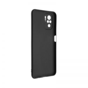 FIXED / Back rubberized cover Story for Xiaomi Redmi Note 10,  black