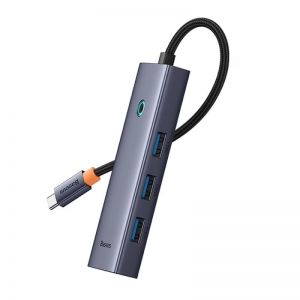 Baseus / UltraJoy 4in1 4-Port USB HUB Grey