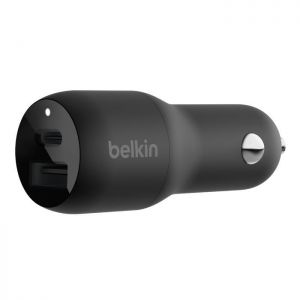 Belkin / BoostCharge Dual Car Charger with PPS 37W Black