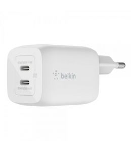 Belkin / BoostCharge Dual USB-C PD GaN Wall Charger 68W White