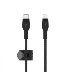 Belkin / BoostCharge Pro Flex USB-C Cable with Lightning Connector 1m Black