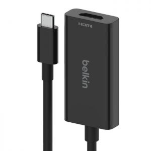 Belkin / Connect USB-C to HDMI 2.1 Adapter (8K,  4K,  HDR compatible) Black