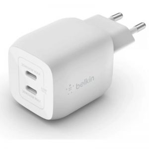 Belkin / Dual USB-C GaN Wall Charger with PPS 45W White