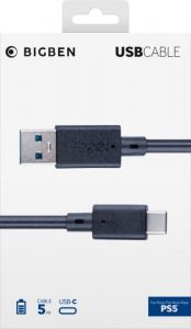 Bigben Interactive / PS5 USB-C Charging and Data Cable 5m Black