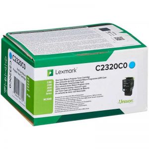  / Lexmark C2320C0 Cyan toner 1k /o/