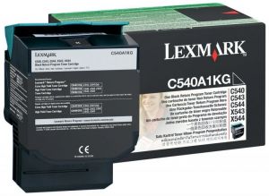 Lexmark / Lexmark C54x/X54x Return Toner Black 1K (Eredeti) C540A1KG