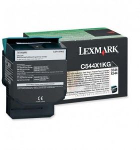 Lexmark / Lexmark C544/X544 Extra High Return Toner Black 6K (Eredeti) C544X1KG
