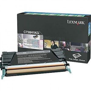 Lexmark / Lexmark C736/X736/738 High Return Toner Black 12k (Eredeti) C736H1KG