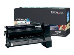 Lexmark / Lexmark C78x/X782 High Return Toner Cyan 10K (Eredeti) C780H1CG