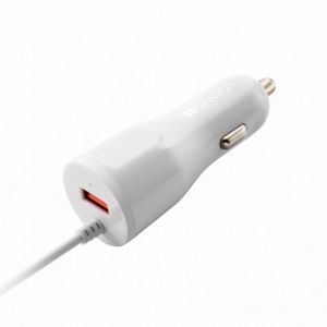 Canyon / C-033 Car charger with built-in Lightning cable White