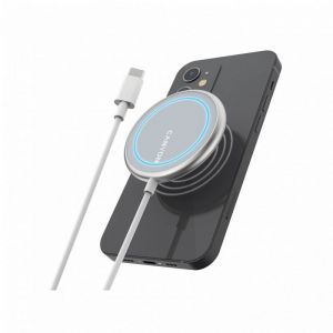 Canyon / WS-100 Wireless charging station for iPhone Silver