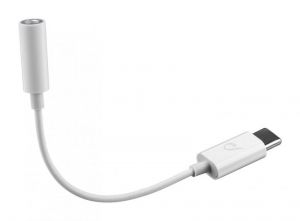Cellularline / Music Enabler adapter from USB-C connector to 3.5 mm jack,  white