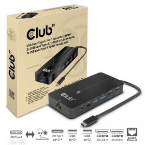 Club3D / USB Gen1 Type-C 7-in-1 hub