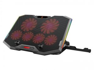 Conceptronic  / THYIA01B ERGO RGB 6-Fan Gaming Laptop Cooling Pad with Mobile Holder Black