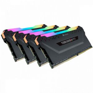 Corsair / 64GB DDR4 3600MHz Kit(4x16GB) Vengeance RGB Pro Black