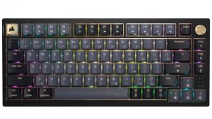 Corsair / K65 Plus Wireless 75% RGB MX Red Mechanical Gaming Keyboard Black US