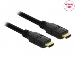 DeLock / Active HDMI Cable 4K 60Hz 10m Black