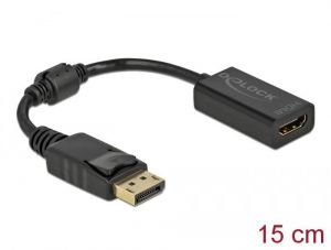 DeLock / Adapter DisplayPort 1.1 male to HDMI female Passive Black