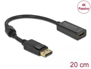 DeLock / Adapter DisplayPort 1.2 male to HDMI female 4K Passive Black