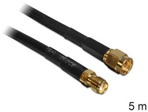 DeLock / Antenna Cable SMA Plug > SMA Jack CFD/RF200 5m Low Loss