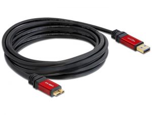 DeLock / Cable USB 3.0 Type-A male > USB 3.0 Type Micro-B male 5m Premium