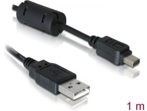 DeLock / Camera Olympus 12-Pin USB 1m cable Black