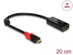 DeLock / DisplayPort Adapter for a USB Type-C monitor 4K 60Hz Black