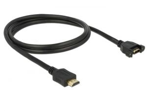 DeLock / HDMI M/F cable 1m Black