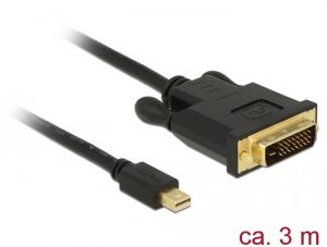 DeLock / Mini Displayport 1.1 male > DVI-D (Single Link) male 3m Cable