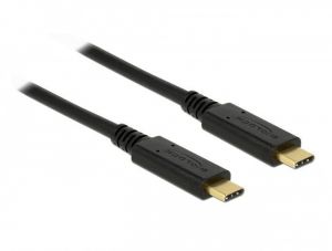 DeLock / USB 2.0 cable Type-C to Type-C 4m PD 5 A E-Marker Black