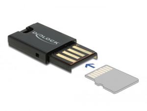 DeLock / USB 2.0 Card Reader for Micro SD memory cards Black
