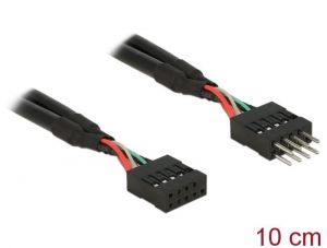 DeLock / USB 2.0 Pin header Extension Cable 10 pin male / female 10cm
