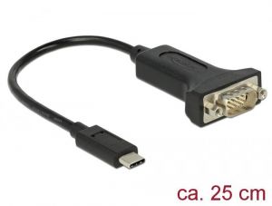 DeLock / USB Type-C > 1xSerial DB9 RS-232 Adapter