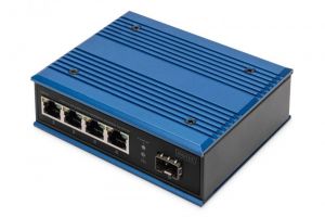 Digitus / DN-651135 4 Port Gigabit Ethernet Network PoE Switch Industrial Unmanaged 1 SFP Uplink