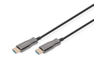 Digitus / HDMI AOC Hybrid Fiber Optic Cable UHD 4K 10m Black