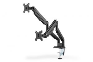 Digitus / Universal Dual Monitor Mount with Gas Spring and Clamp Mount