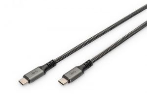Digitus / USB 4.0 Type-C connection cable 1m Black